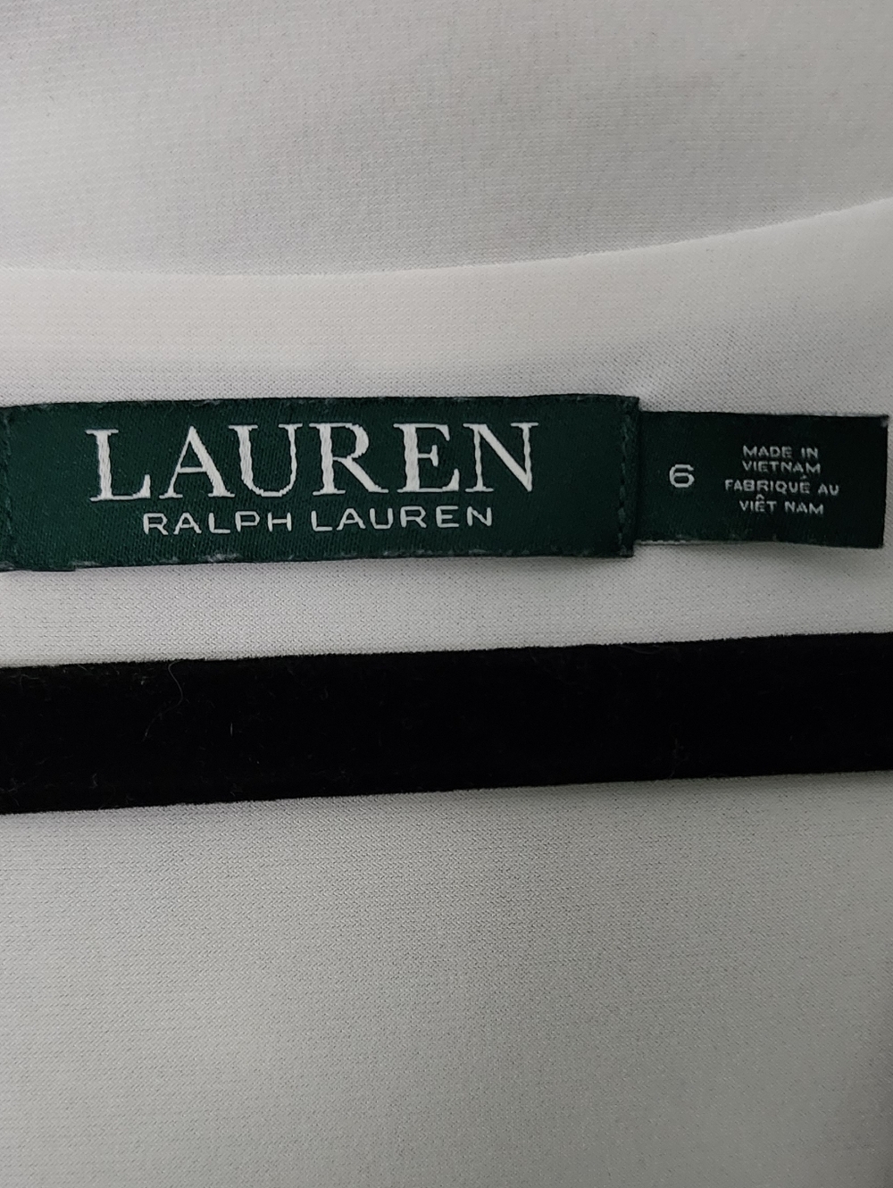 Ralph Lauren Black & White Floral Midi Wrap Dress - Picture 3 of 3